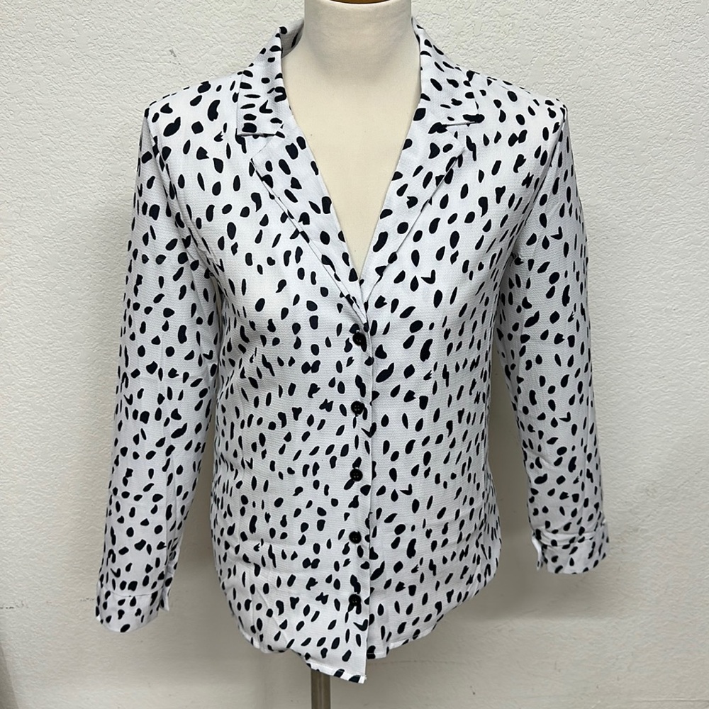 Animal Print Button Down Shirt